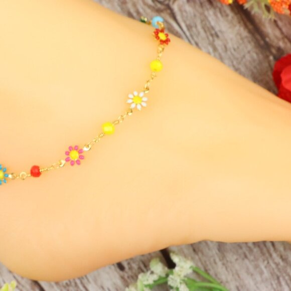 "Dainty Anklet for Women – Elegant Everyday Jewelry & Perfect Gift | MLCRC1190 - Picture 1 of 10
